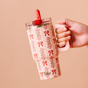 20 oz Lifestyle Flip Straw Tumbler-Oh So Merry