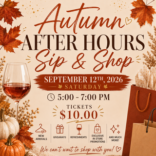 AUTUMN AFTER SIP AND SHOP