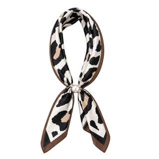 Ready To Wear Magnetic Scarf- STYLE 52 LEOPARD #2