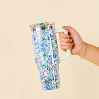 Coastal Cove-40 oz Lifestyle Flip Straw Tumbler