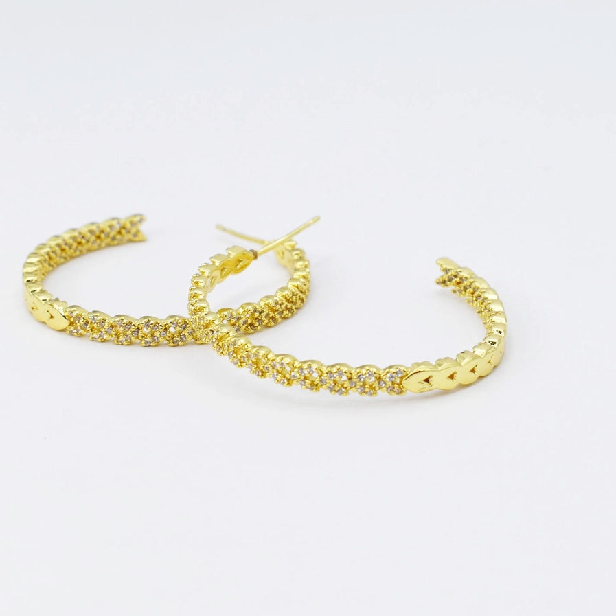 Shinning Hoops- Gold