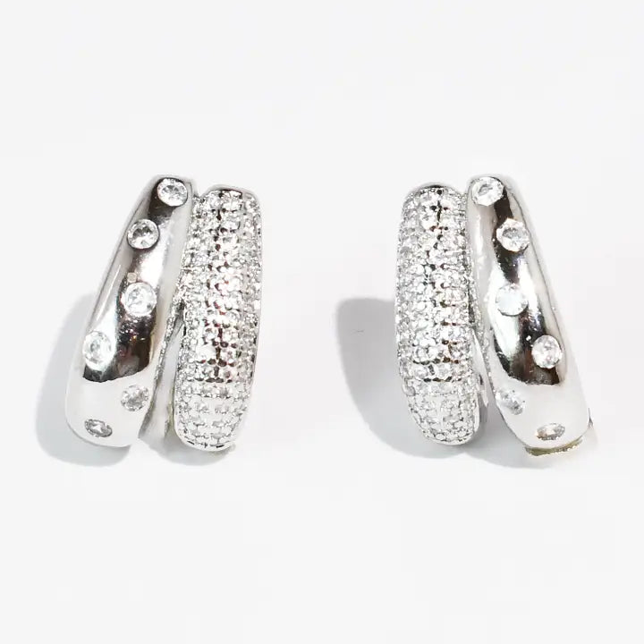 Twinkle Touch Earring Silver