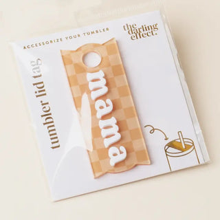 Tumbler Lid Tag-Mama