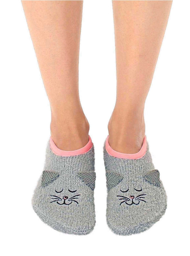 Fuzzy Cat Slipper socks