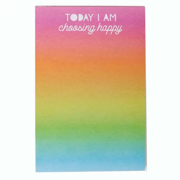 CHOOSE HAPPY NOTEPAD