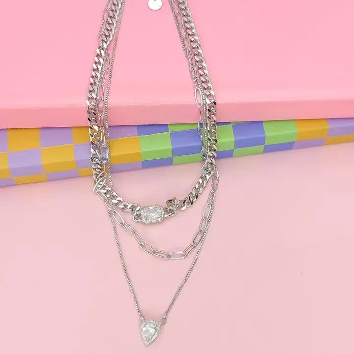 Luxe Layers Chain Silver