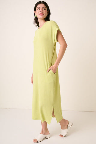 DANNA RIBBED MIDI DRESS