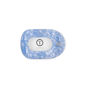 Flat Round Hair Clip | Small | Blue Lagoon