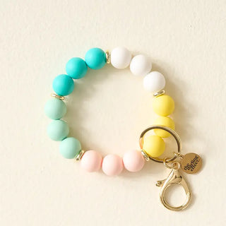 Hands-Free Keychain Wristlet - Beach Days