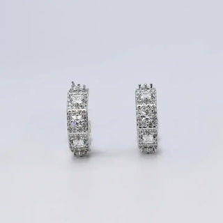 Jewel Harmony Silver Hoop