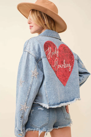 HOWDY COWBOY DENIM JACKET