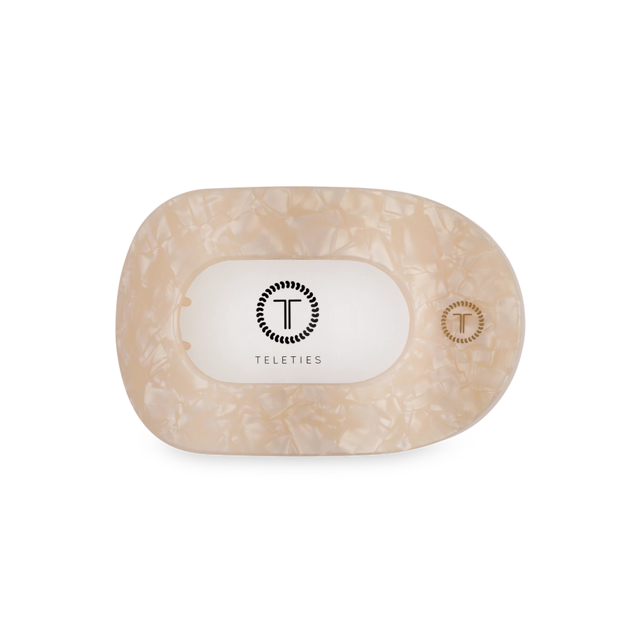 Flat Round Hair Clip | Medium | Soft Surf