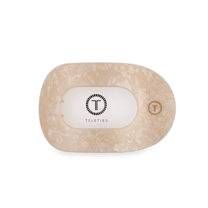 Flat Round Hair Clip | Medium | Soft Surf