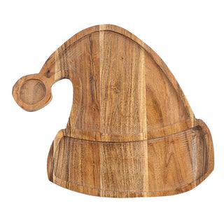 Santa Hat Serving Board Natural 15x13.5x5
