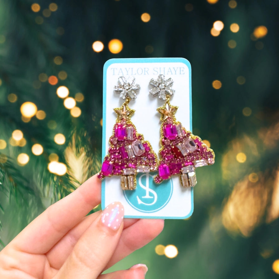 Dazzle Christmas Tree-PINK MIX