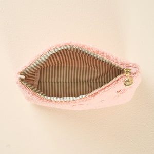 Teddy Pouch-Dainty Floral Pink