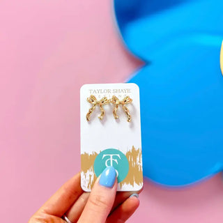 Eliza Bow Studs