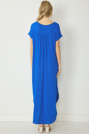 ROYAL BLUE MAXI DRESS