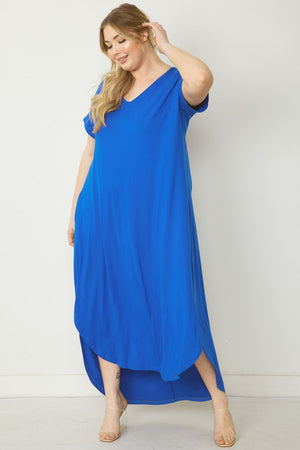 BLUE MAXI DRESS