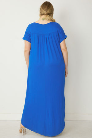 BLUE MAXI DRESS