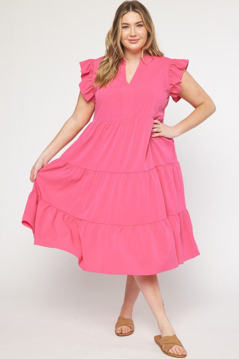 STRAWBERRY RUSSINI DRESS