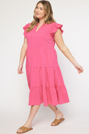 STRAWBERRY RUSSINI DRESS