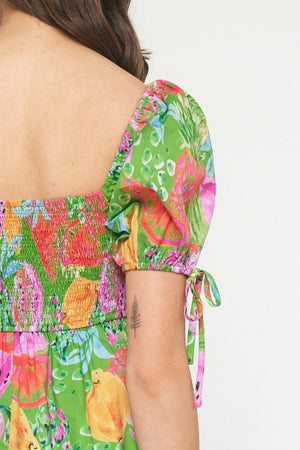 TROPICAL SANDIA DRESS