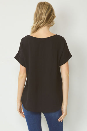 BLACK BASIC TOP