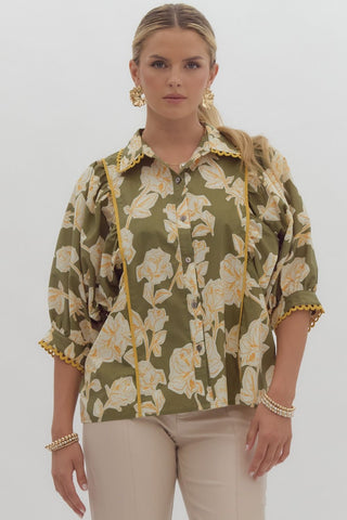 AVERY OLIVE FLORAL TOP