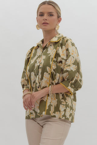 AVERY OLIVE FLORAL TOP