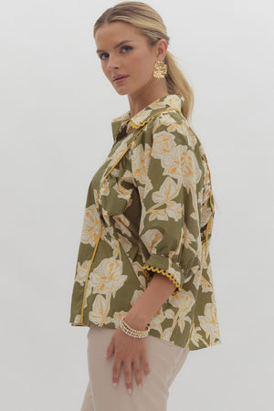 AVERY OLIVE FLORAL TOP