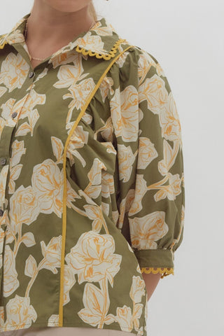 AVERY OLIVE FLORAL TOP