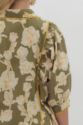 AVERY OLIVE FLORAL TOP