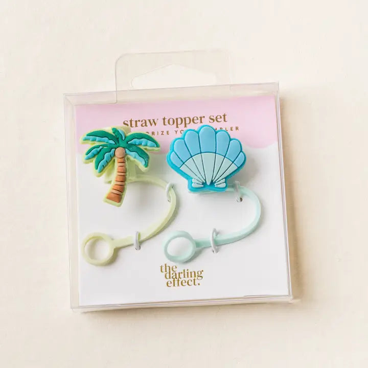 Straw Topper Set-Island Escape