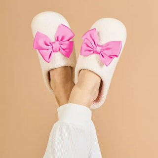 BETTY BOW HOT PINK SLIPPERS