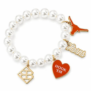 Texas Pearl Charm Bracelet