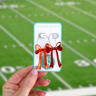 Gameday Bow Hoops-ORANGE