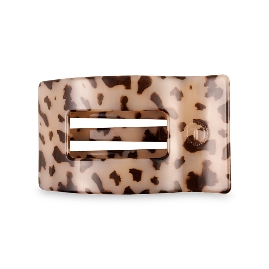 Flat Rectangle Hair Clip | Medium | Blonde Tortoise