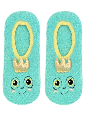 Fuzzy Frog Slipper socks