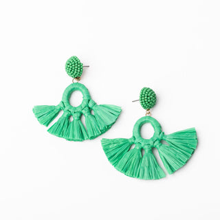 Alexa Green Pine Earrings
