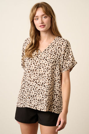 ROWAN CHEETAH TOP