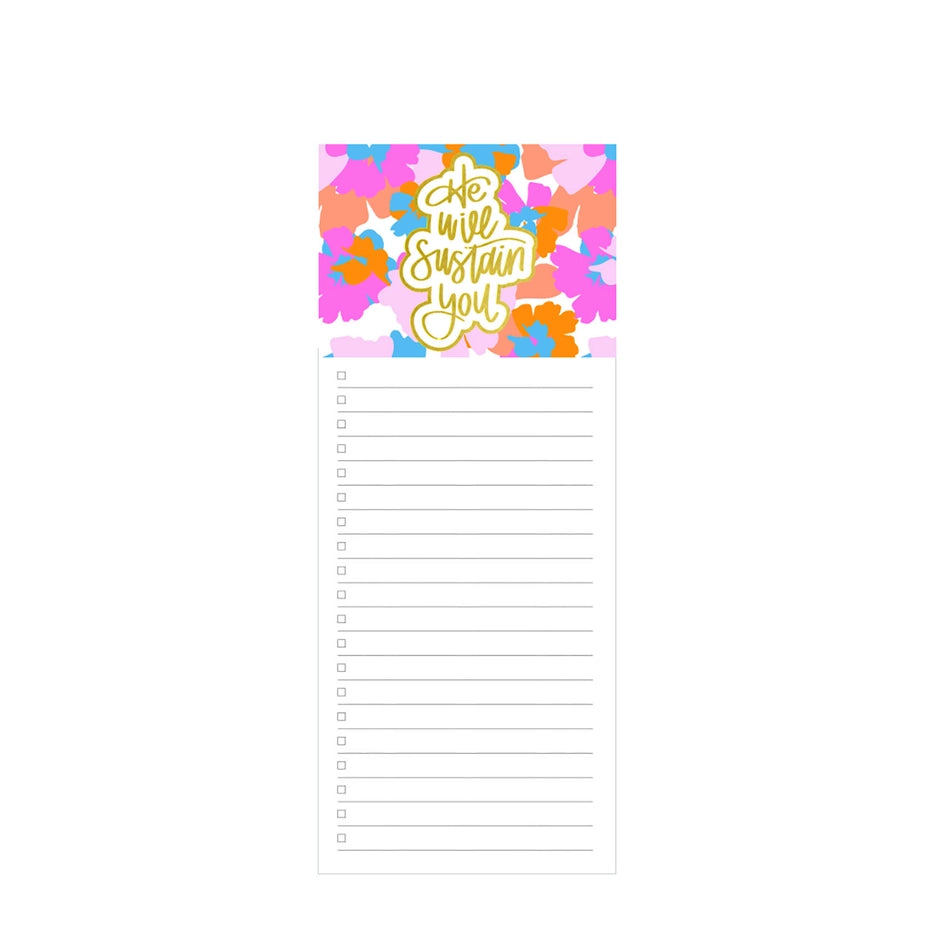 He Will Sustain You-Magnetic Notepad