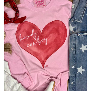 Howdy Cowboy- Long Sleeve Tee