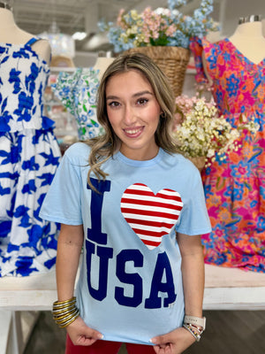 I HEART USA TEE