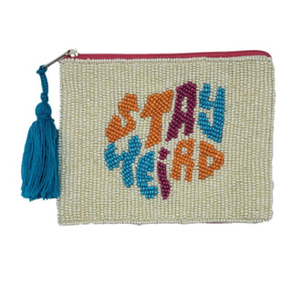 STAY WEIRD  COIN POUCH LA CHIC