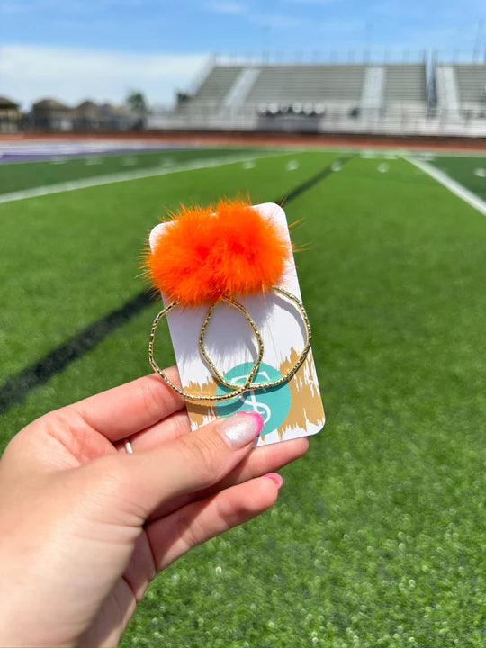 PUFF TOP HOOPS ORANGE