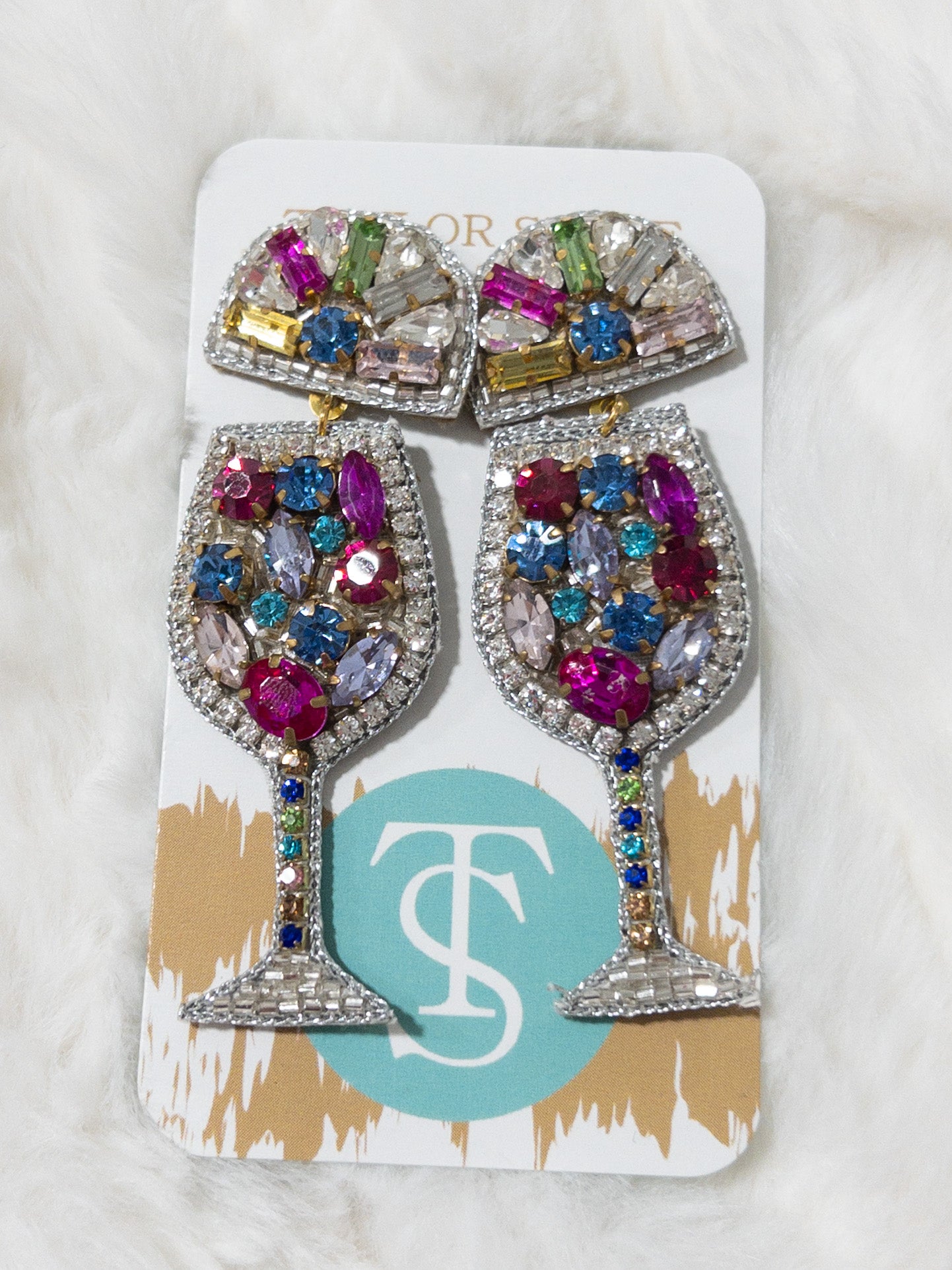 WEDDING CELEBRATION WINE EARRINGS