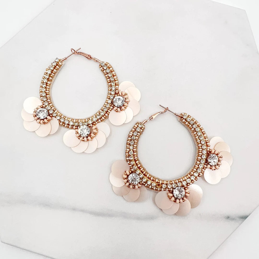 VIVIAN BEADED HOOP TREASURE JEWELS