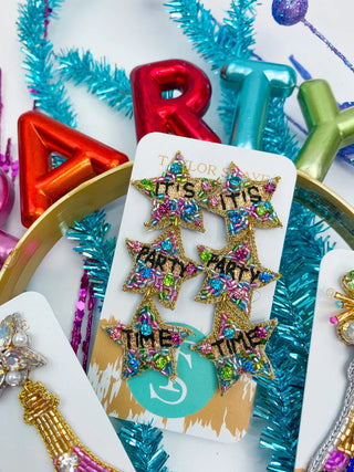 ITS PARTY TIME BEADED DROPS