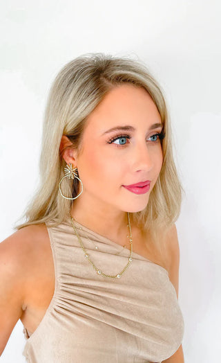 OPAL SUNBURST PEARL DETAIL HOOPS TAYLOR SHAYE